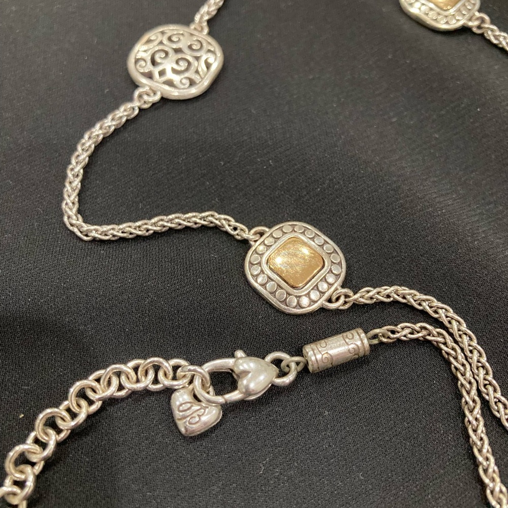 Silver and gold tone Brighton necklace.